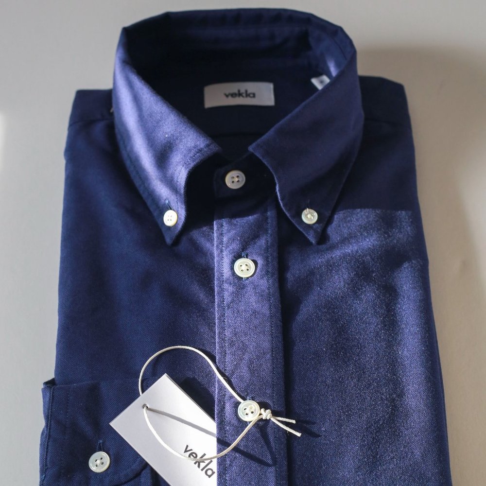 Dark Blue Oxford Shirt